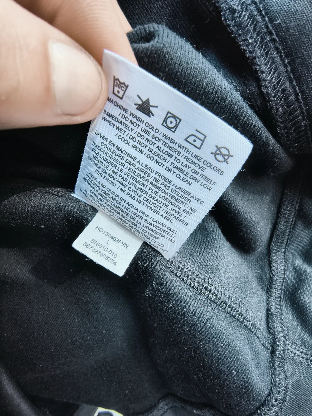 Jordan Men's Black Quarter-Zip Pullover Jacket